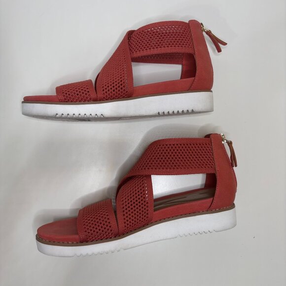 Easy Spirit Womens Platform Ankle Strap Sandal Size 7.5 Pink Open Toe Comfort - Picture 5 of 8